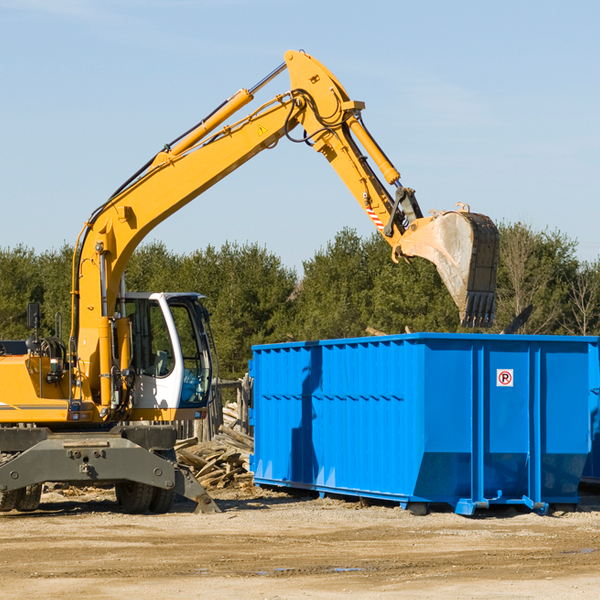 can i choose the location where the residential dumpster will be placed in Yuma CO